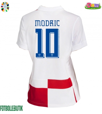 Kroatien Luka Modric #10 Hemmatröja Kvinnor EM 2024 Kortärmad